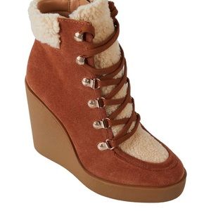 Jessica Simpson Maelyn Lace-Up Platform Wedge Hiker Boot